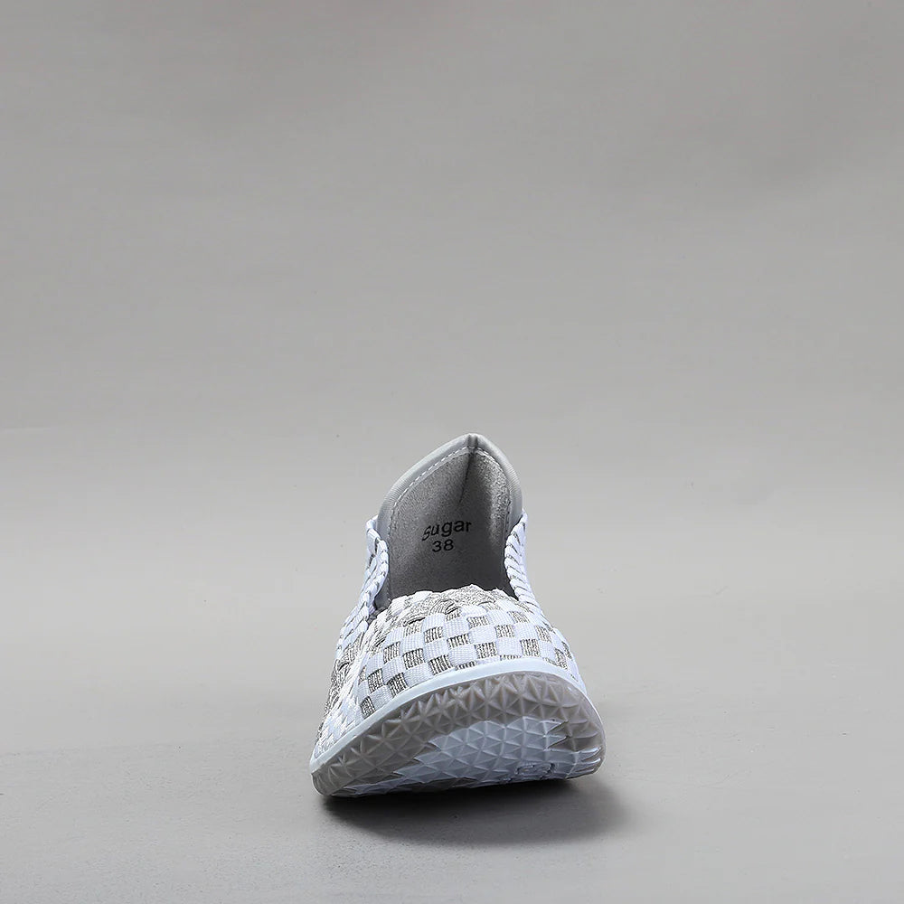 CC RESORTS SUGAR WHITE SILVER - Women Casuals - Collective Shoes 