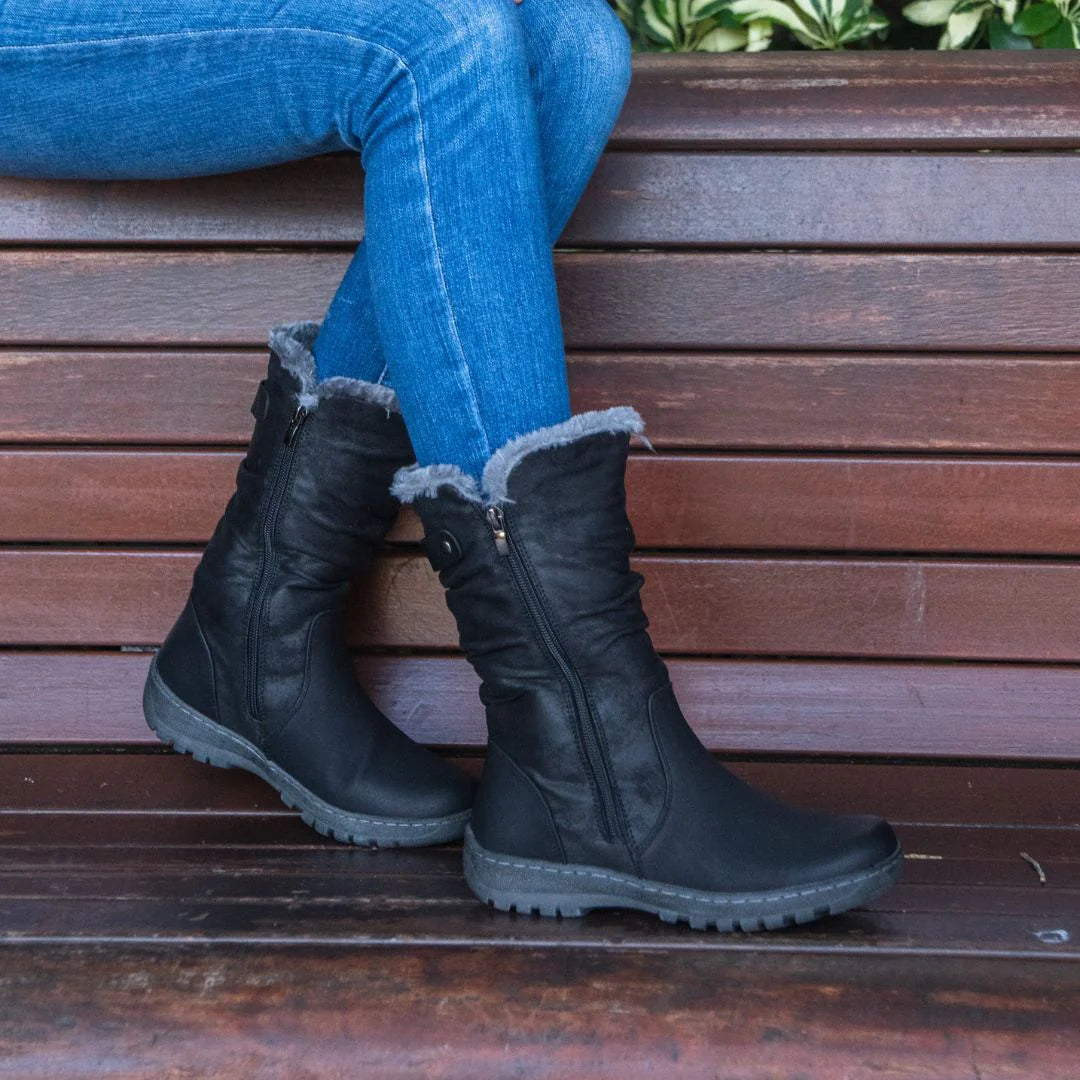 CC RESORTS GOOSE BLACK - Women Boots - Collective Shoes 