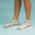 Load image into Gallery viewer, LE SANSA RALLY WHITE FLORAL - Women Boots - Collective Shoes 
