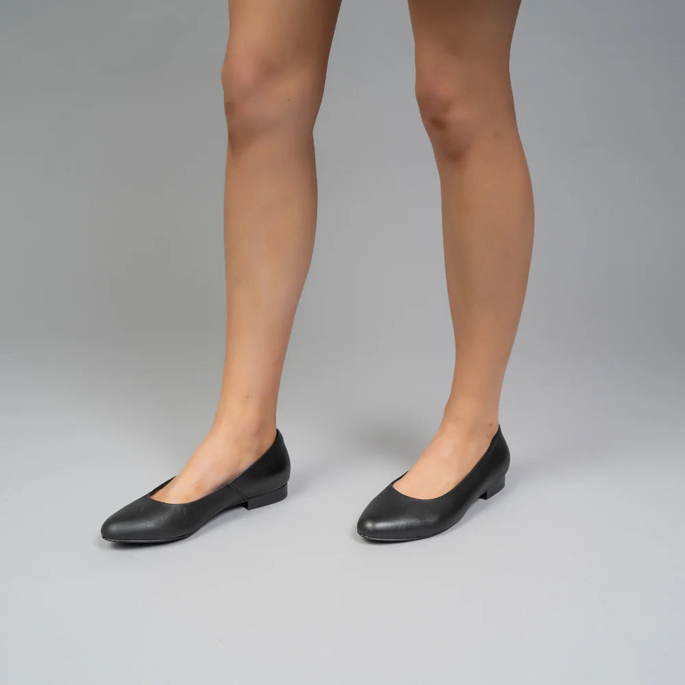 LE SANSA ZABRINA BLACK - Women Belle Flats - Collective Shoes 