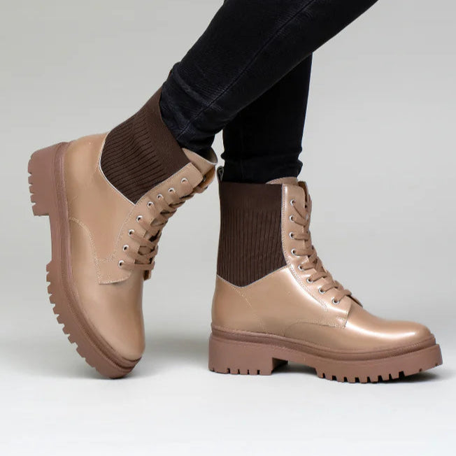 LE SANSA CANDY BONE PATENT - Women Boots - Collective Shoes 