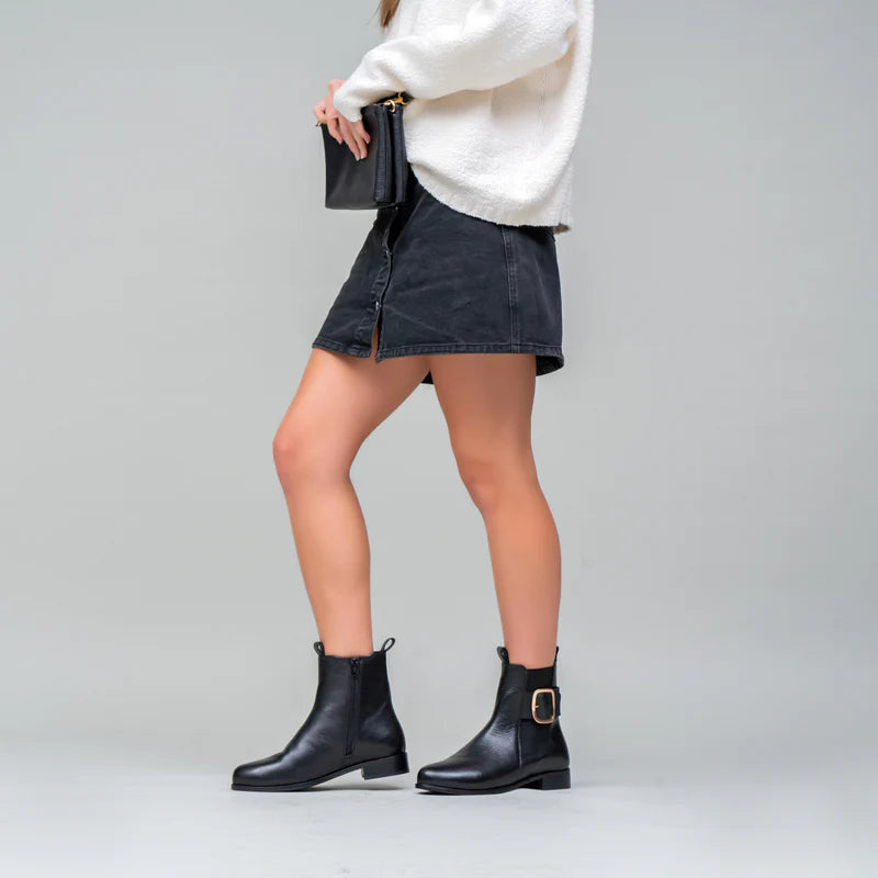 LE SANSA MISTER BLACK - Women Boots - Collective Shoes 