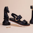 Load image into Gallery viewer, LOS CABOS SANA BLACK - Women Sandals - Collective Shoes 
