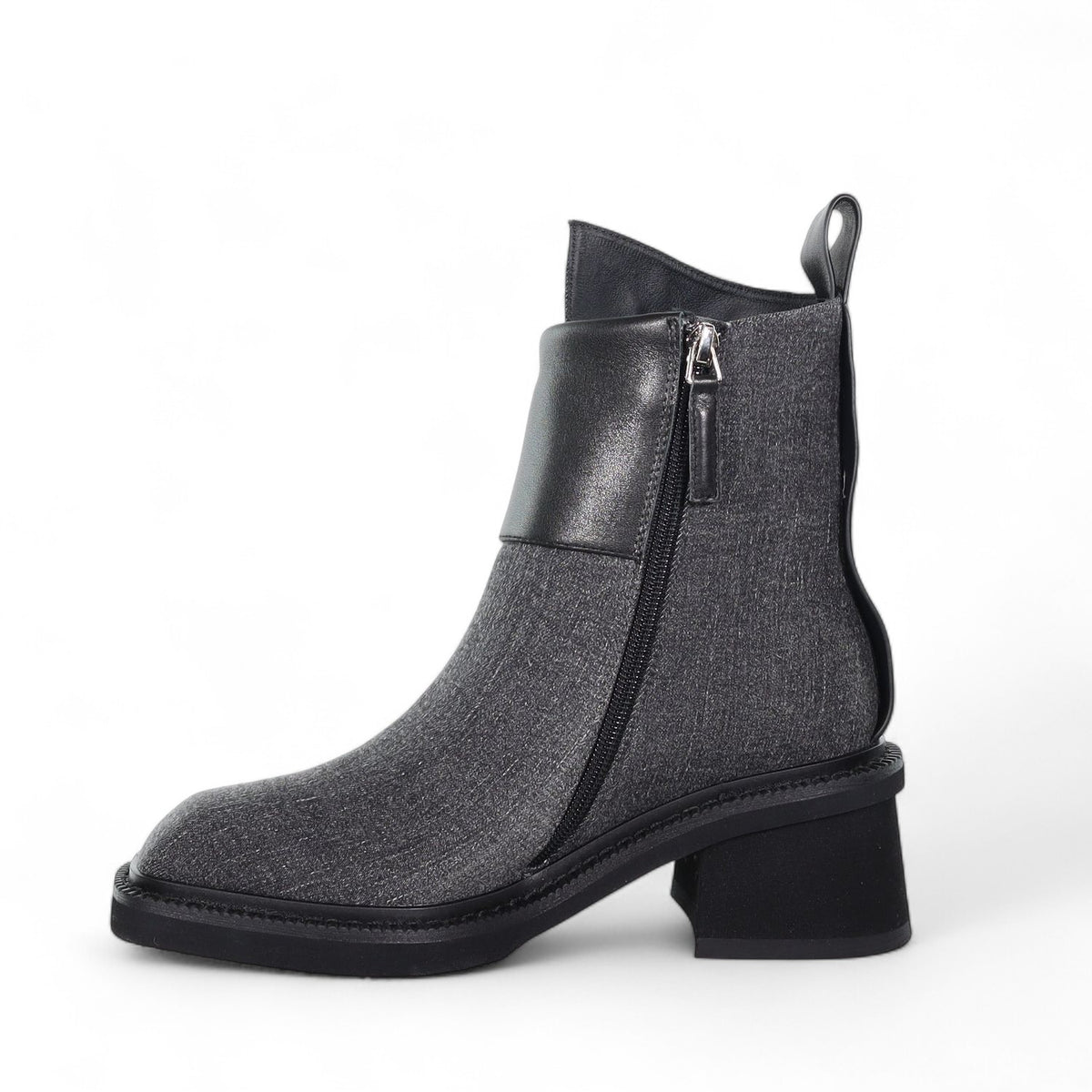 MINX SASHER BLACK DENIM - Women Boots - Collective Shoes 