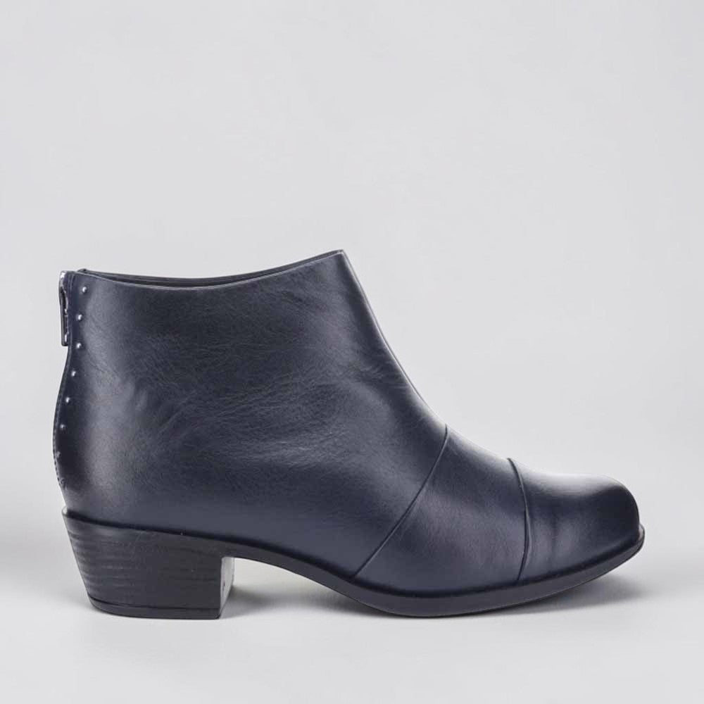 LE SANSA KERRY NAVY - Women Boots - Collective Shoes 