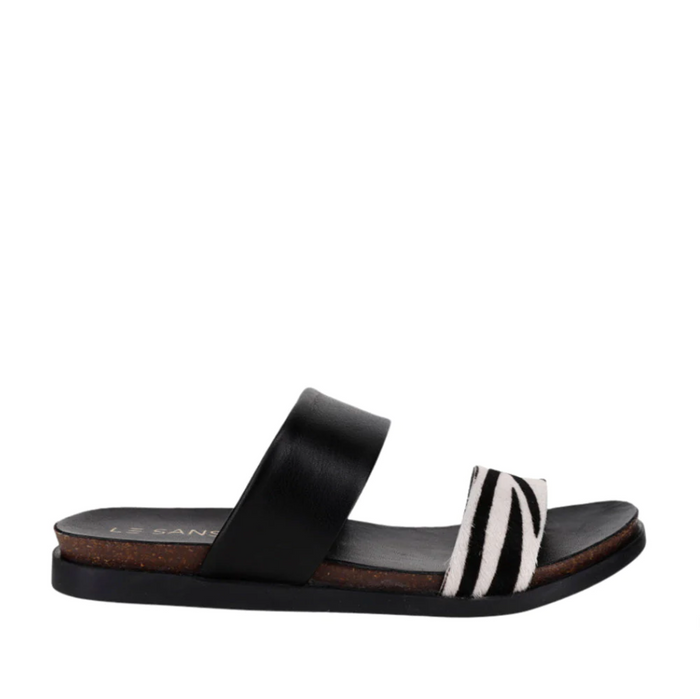 LESANSA THYME BLACK - Women Slides - Collective Shoes 