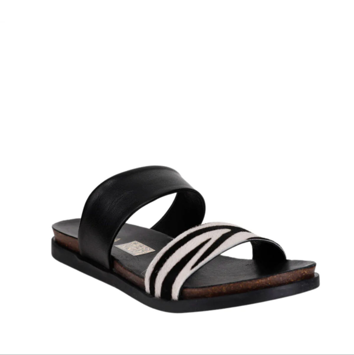 LESANSA THYME BLACK - Women Slides - Collective Shoes 