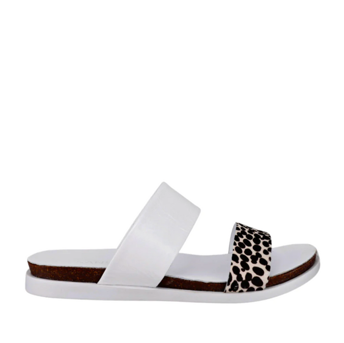 LESANSA THYME WHITE - Women Slides - Collective Shoes 