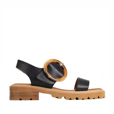 EOS GILDA BLACK - Women Sandals - Collective Shoes 