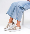 Load image into Gallery viewer, ALFIE & EVIE MILLER CREAM DK STONE - Women sneakers - Collective Shoes 

