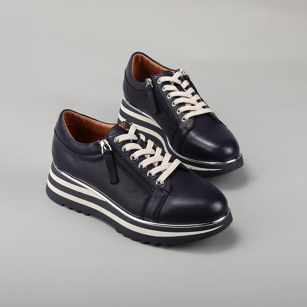 LE SANSA SKIPPA NAVY - Women Sneakers - Collective Shoes 