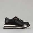 Load image into Gallery viewer, LE SANSA SKIPPA BLACK - Women Sneakers - Collective Shoes 
