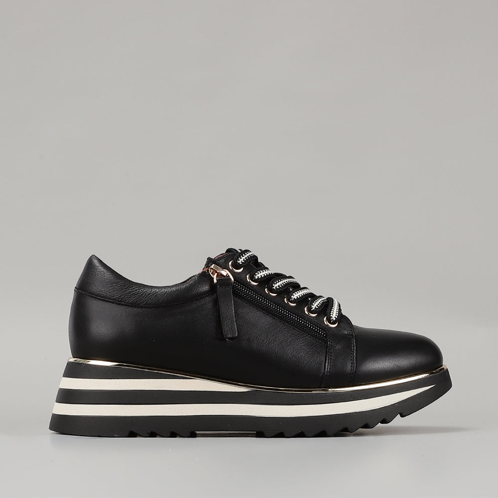 LE SANSA SKIPPA BLACK - Women Sneakers - Collective Shoes 