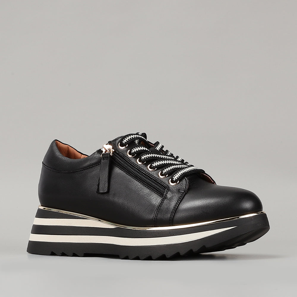 LE SANSA SKIPPA BLACK - Women Sneakers - Collective Shoes 