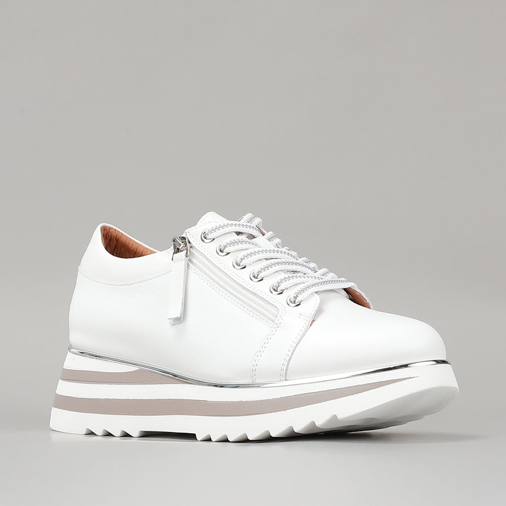 LE SANSA SKIPPA WHITE - Women Sneakers - Collective Shoes 