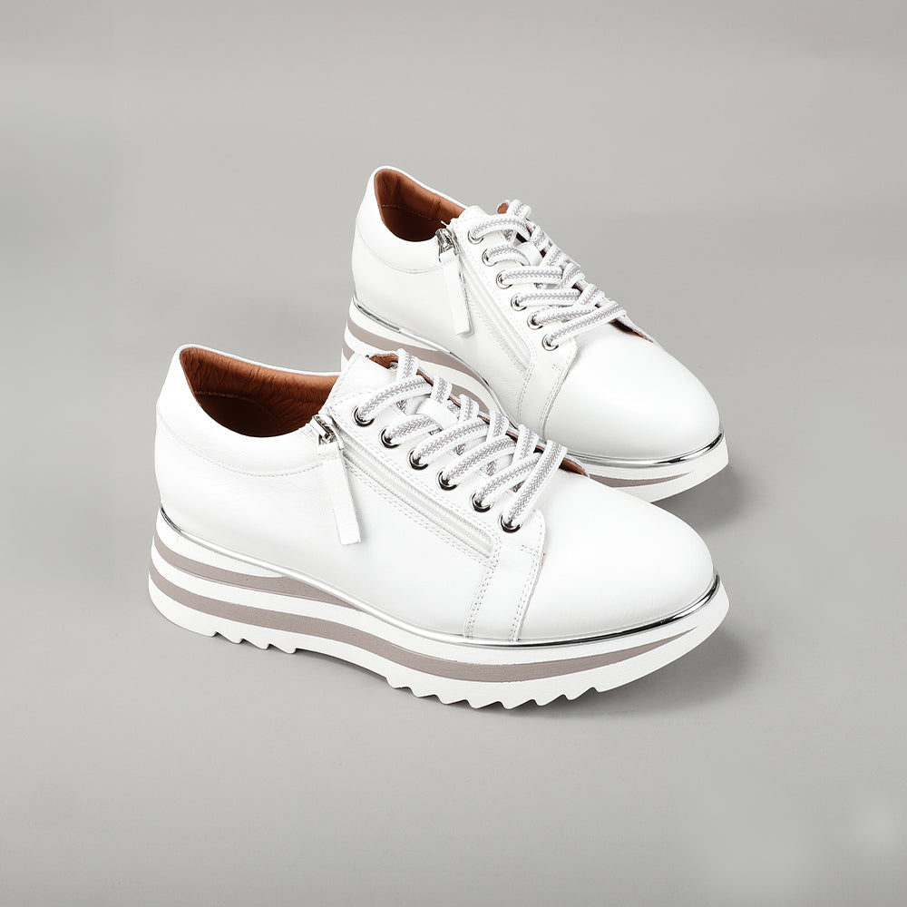LE SANSA SKIPPA WHITE - Women Sneakers - Collective Shoes 