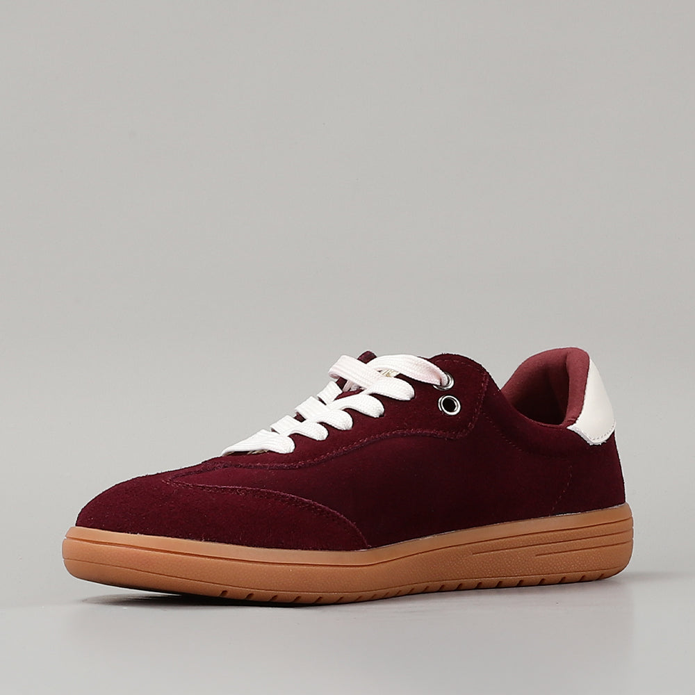 LE SANSA JUNO BURGUNDY IVORY - Women Sneakers - Collective Shoes 