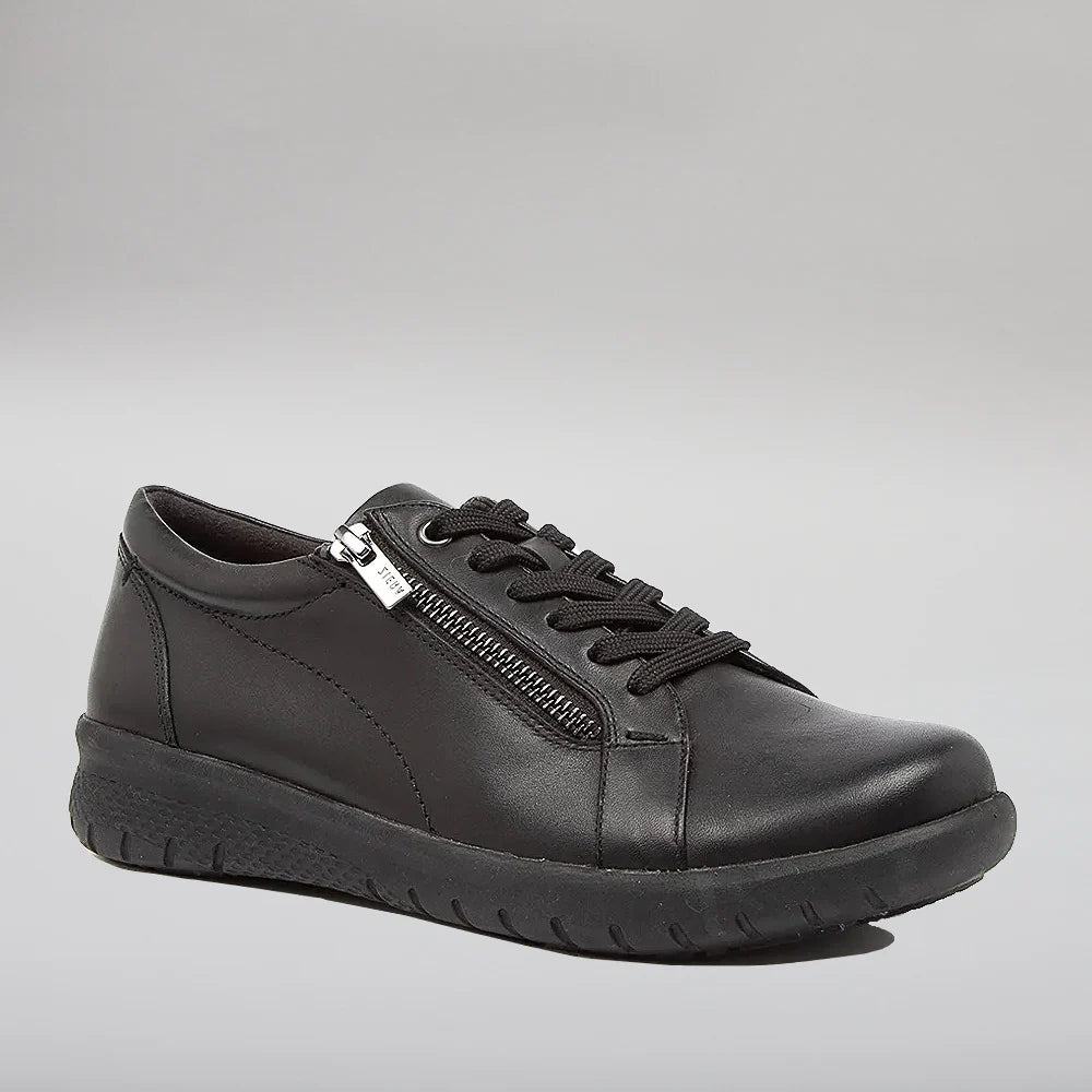 ZIERA SOLAR BLACK/BLACK SOLE - Women sneakers - Collective Shoes 
