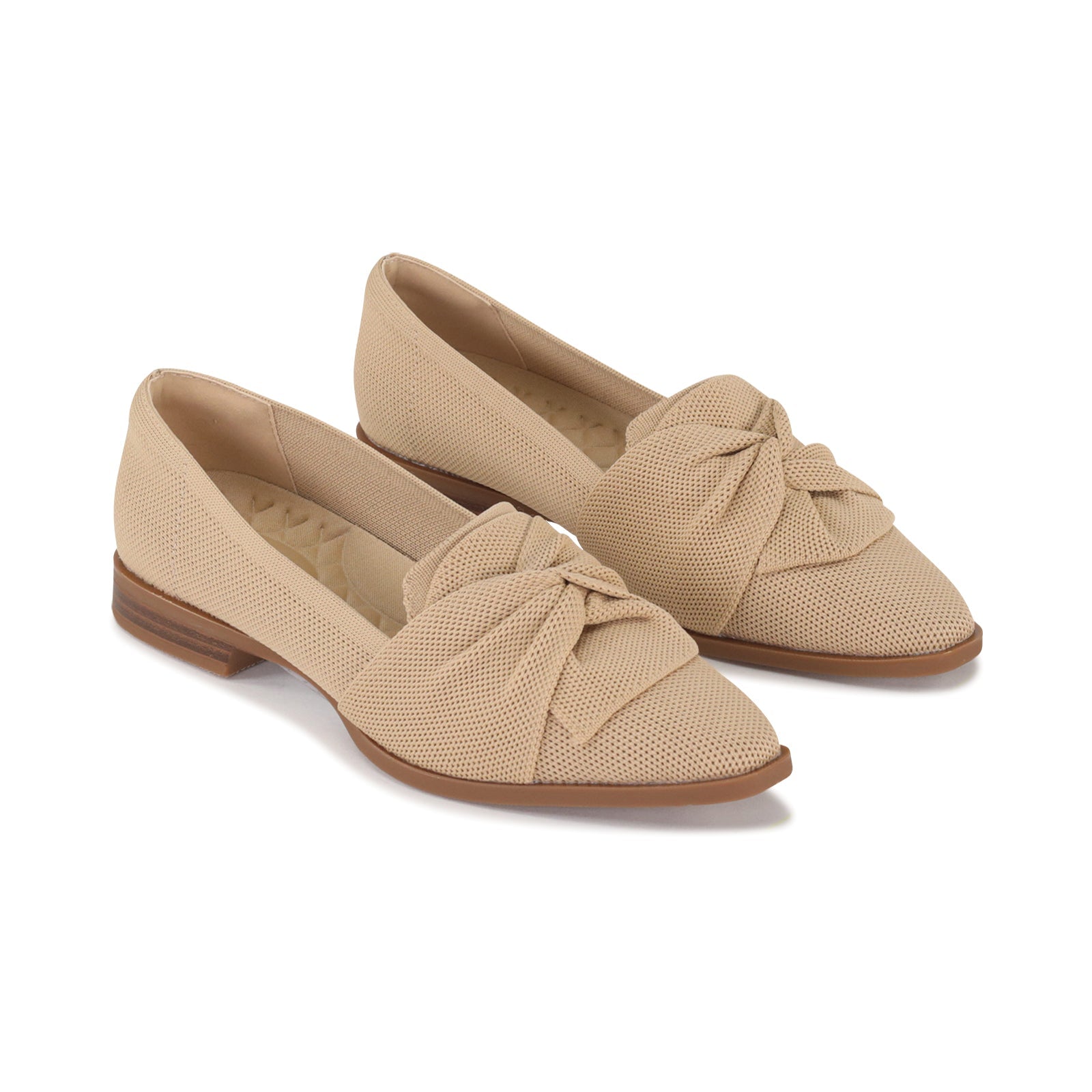 LOS CABOS SYRETIA CARAMEL FLYKNIT - Women Loafers - Collective Shoes 