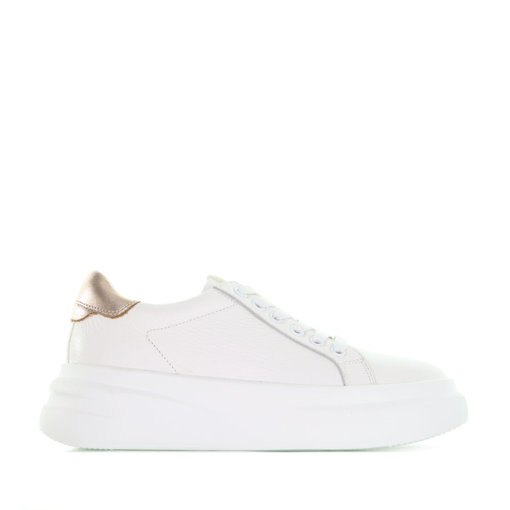 TAMARA LONDON BAILEY WHITE ROSEGOLD - Women Sneakers - Collective Shoes 