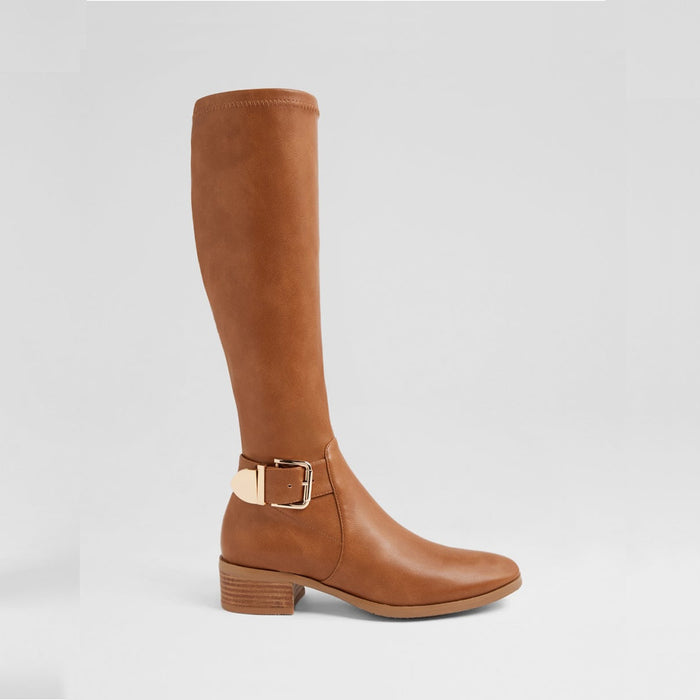 DJANGO & JULIETTE TECA NEW TAN - Women High Boots - Collective Shoes 