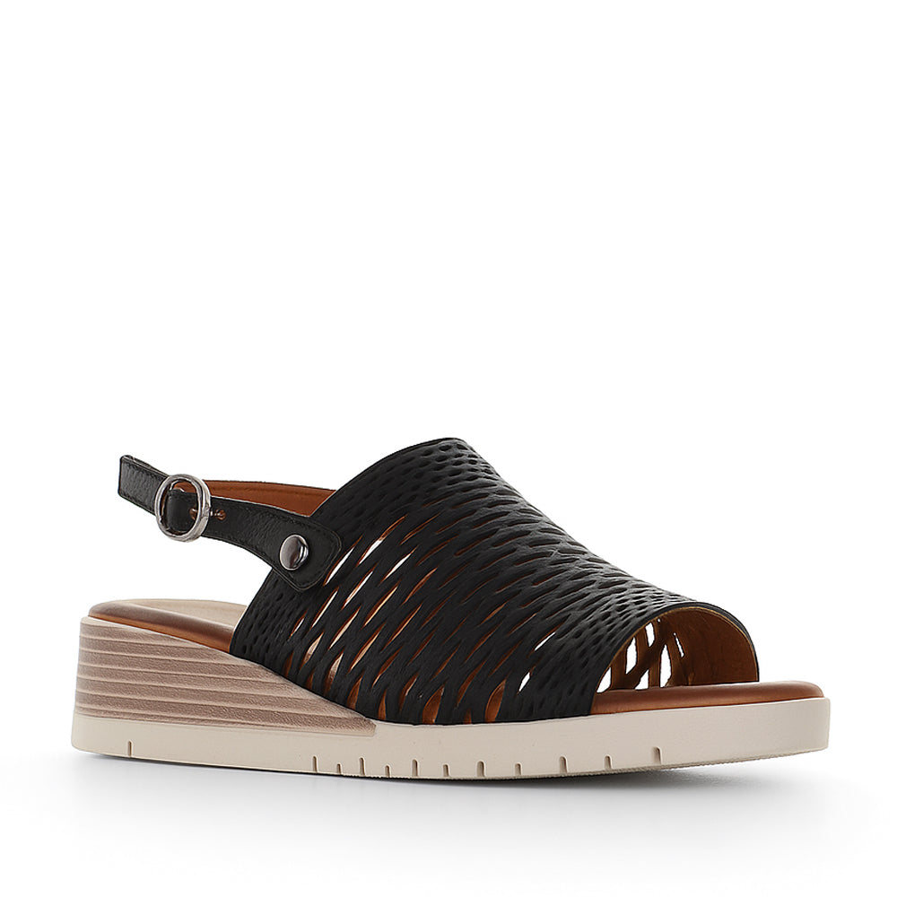 LE SANSA TOPAZ BLACK - Women Sandals - Collective Shoes 
