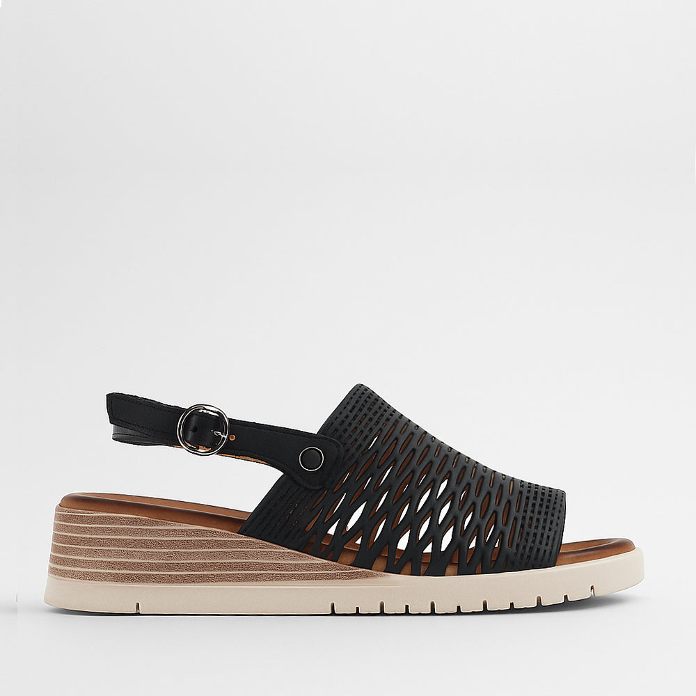 LE SANSA TOPAZ BLACK - Women Sandals - Collective Shoes 