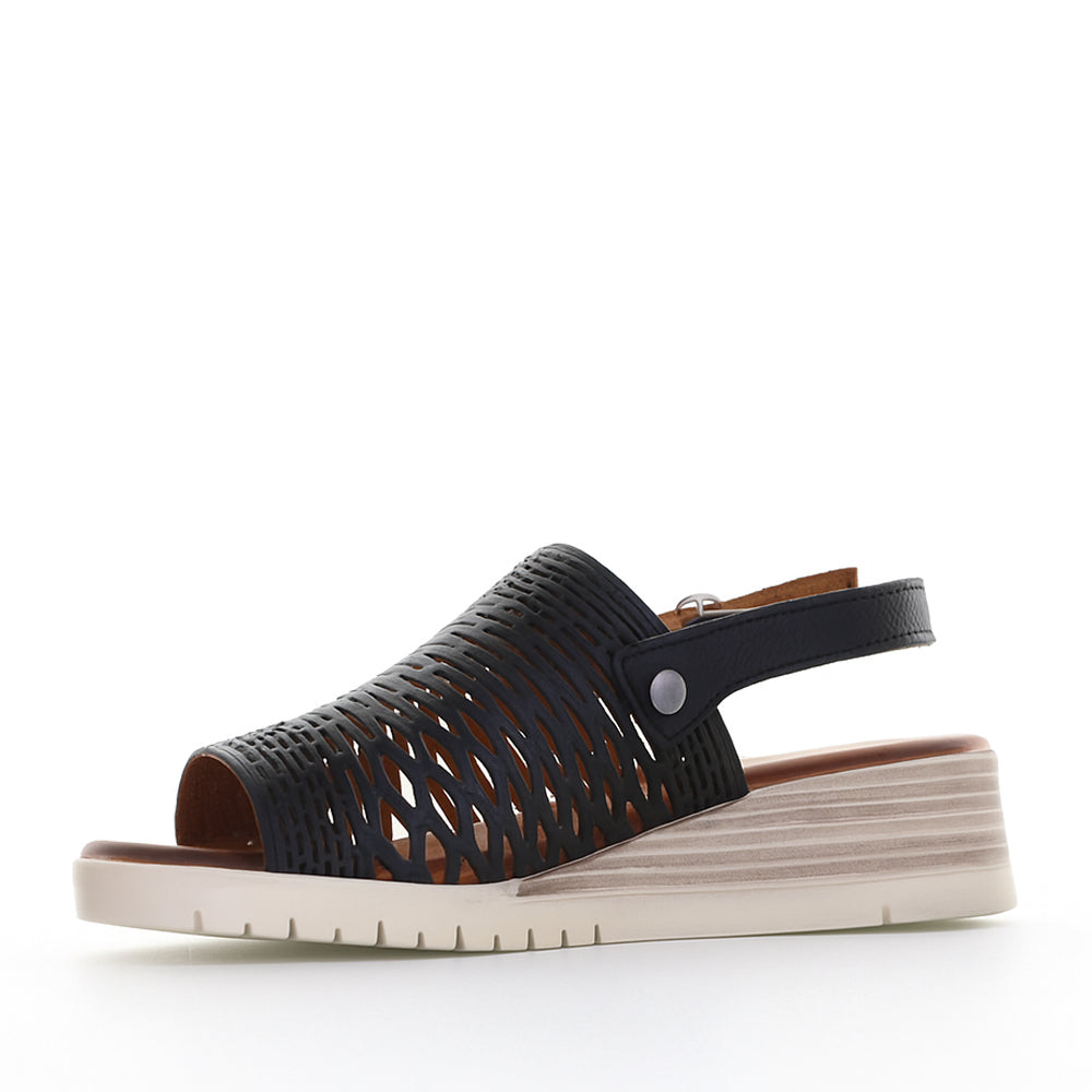 LE SANSA TOPAZ BLACK - Women Sandals - Collective Shoes 