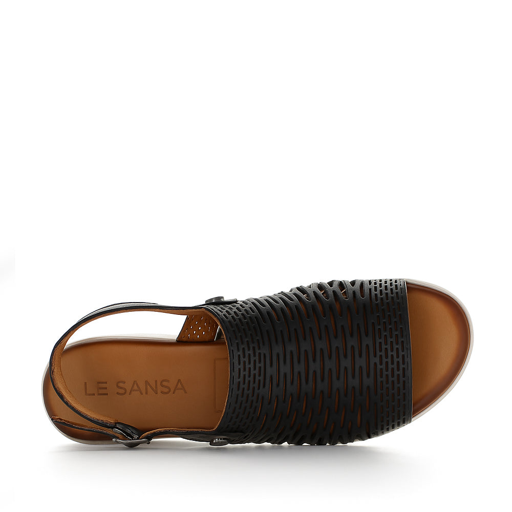 LE SANSA TOPAZ BLACK - Women Sandals - Collective Shoes 