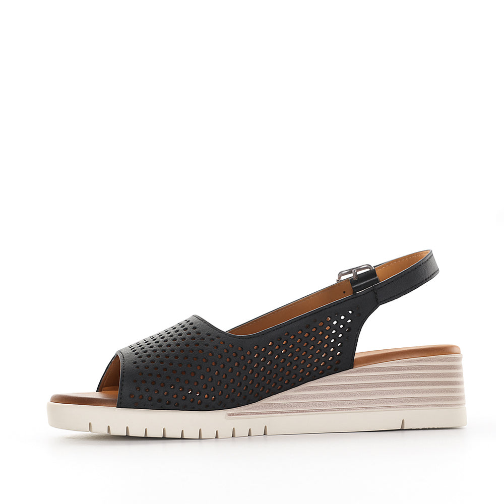 LE SANSA TERINA BLACK - Women Sandals - Collective Shoes 