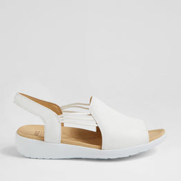 ZIERA UDHAYS WHITE - Women Sandals - Collective Shoes 