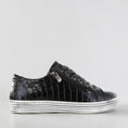 Load image into Gallery viewer, CABELLO UNITY BLACK CROC - Women sneakers - Collective Shoes 
