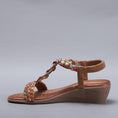 Load image into Gallery viewer, CC RESORTS URSA TAN - Women Sandals - Collective Shoes 
