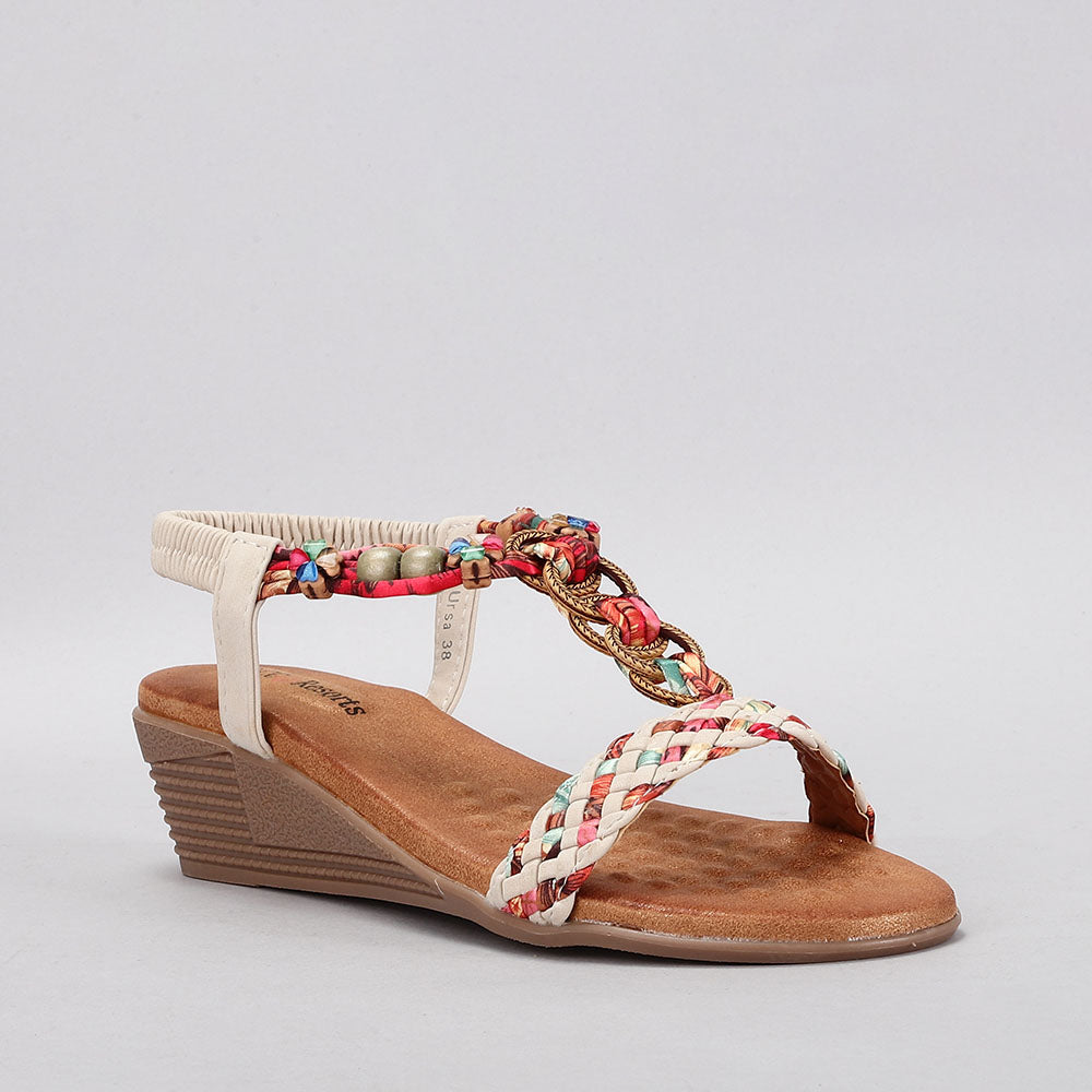 CC RESORTS URSA TAUPE - Women Sandals - Collective Shoes 