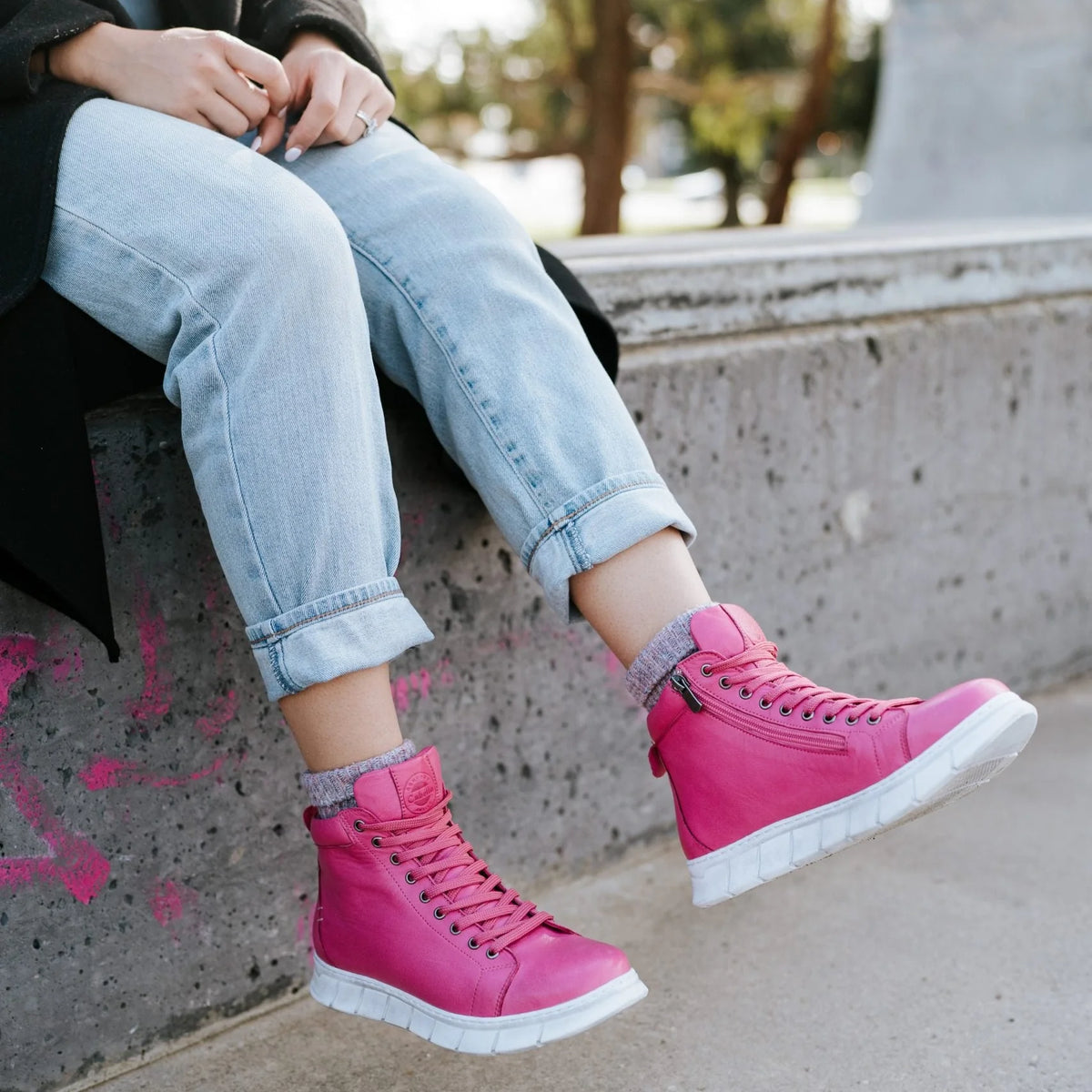 CABELLO UKI HOT PINK - Women Boots - Collective Shoes 