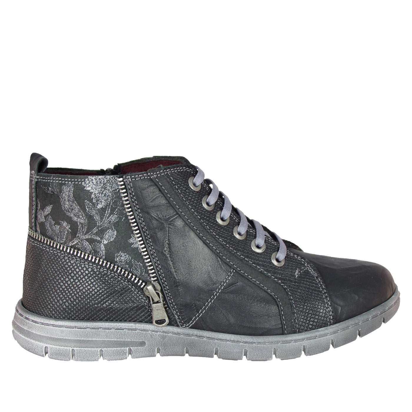 CABELLO 6507-08 BLACK CRINKLE - Women Boots - Collective Shoes 