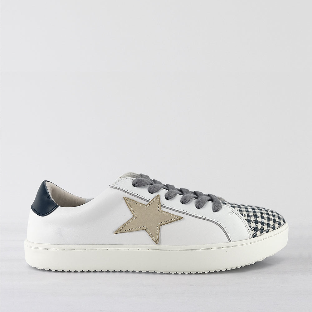 ALFIE & EVIE VALDO WHITE BLACK - Women Sneakers - Collective Shoes 