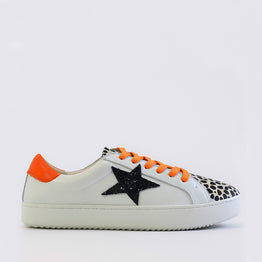 ALFIE & EVIE VALDO BROWN WHITE - Women Sneakers - Collective Shoes 