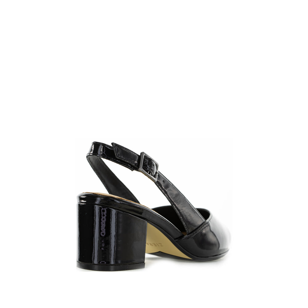 ZIERA VEERA BLACK PATENT - Women Heels - Collective Shoes 
