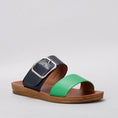 Load image into Gallery viewer, VS TREADS VELMA EMERALD NAVY - Women slippers - Collective Shoes 
