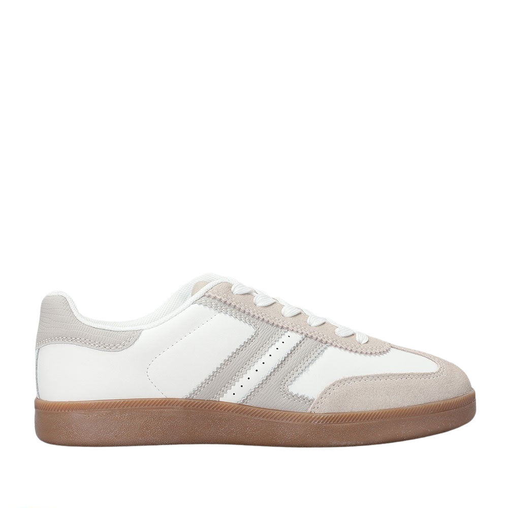 LE SANSA JASPER WHITE/GREY - Women Sneakers - Collective Shoes 