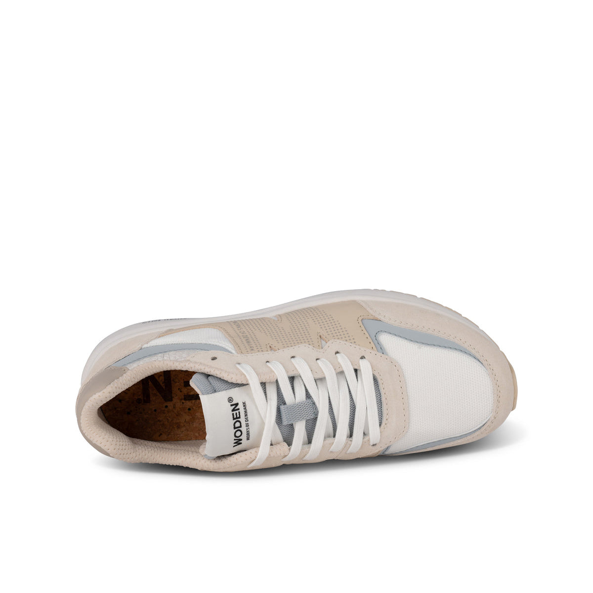 WODEN RIGMOR REFLECTIVE IVORY - Women Sneakers - Collective Shoes 