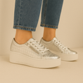 Load image into Gallery viewer, DJANGO & JULIETTE WOLFETA SILVER - Women Sneakers - Collective Shoes 
