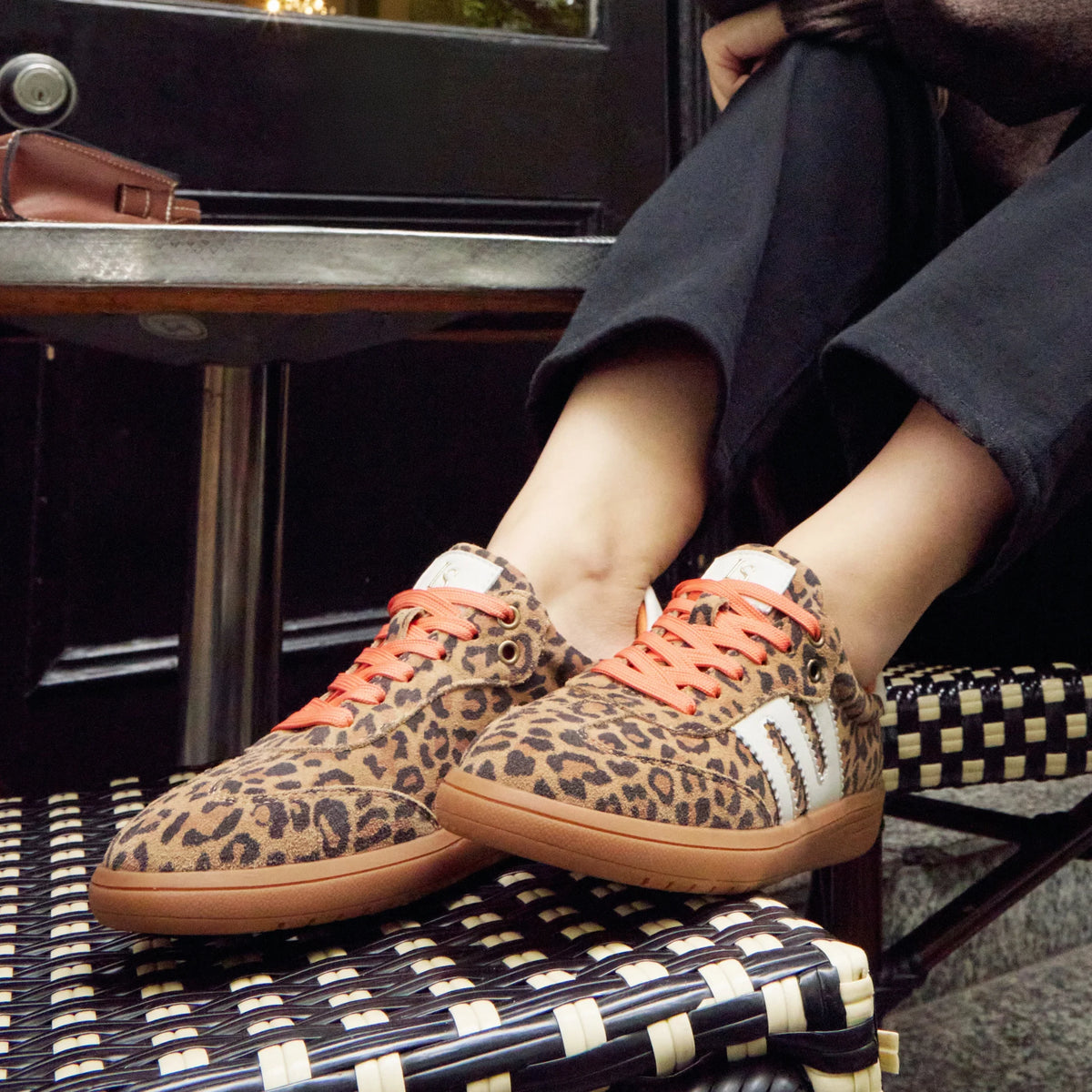 LE SANSA JUNO LEOPARD PRINT ORANGE