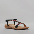 Load image into Gallery viewer, CC RESORTS XTRA BLACK MULTI - Women Sandals - Collective Shoes 
