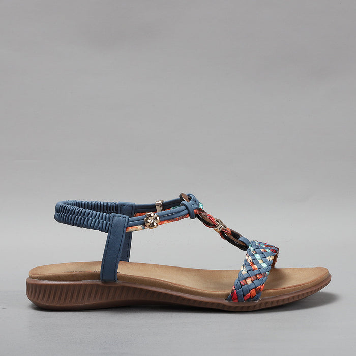 CC RESORTS XTRA DENIM - Women Sandals - Collective Shoes 