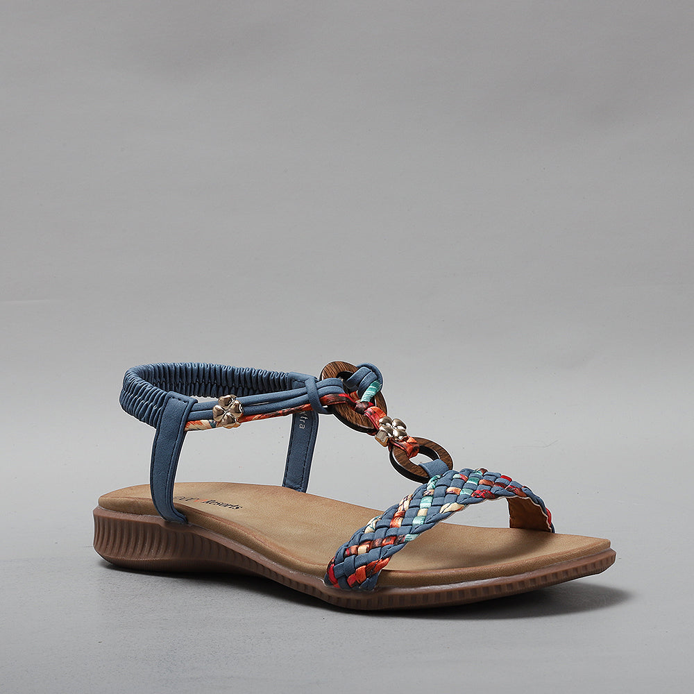 CC RESORTS XTRA DENIM - Women Sandals - Collective Shoes 