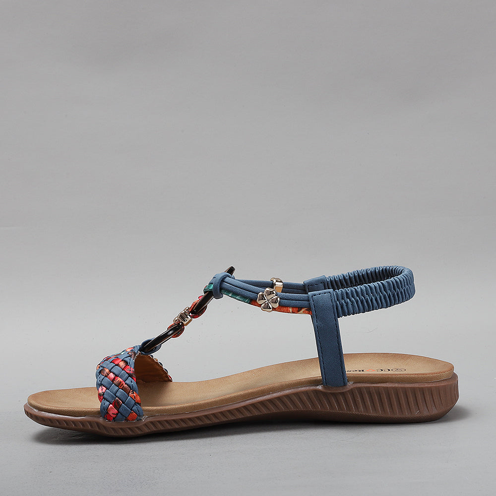 CC RESORTS XTRA DENIM - Women Sandals - Collective Shoes 