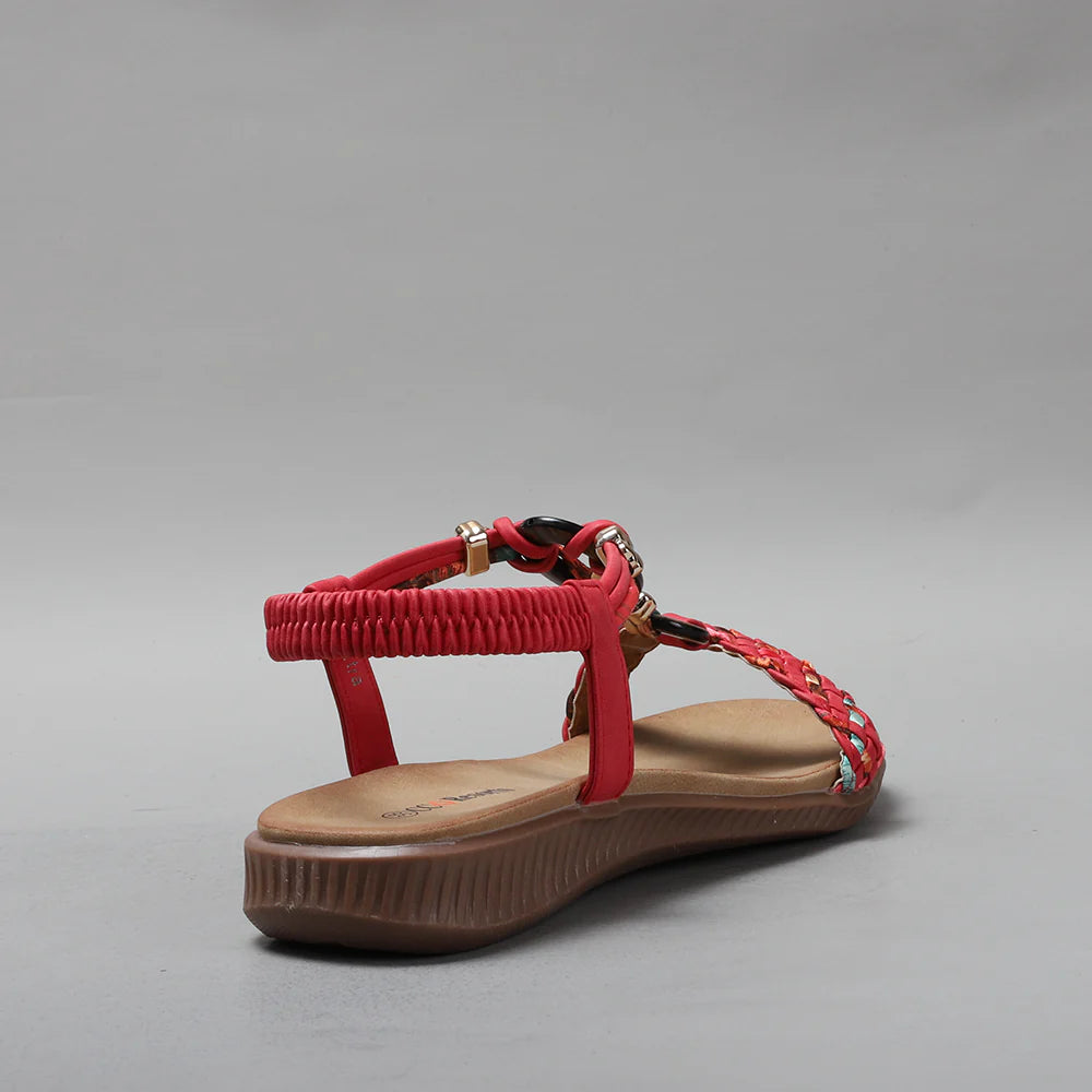CC RESORTS XTRA RED MULTI - Women Sandals - Collective Shoes 