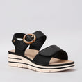 Load image into Gallery viewer, CC RESORTS YARRA BLACK - Women Sandals - Collective Shoes 
